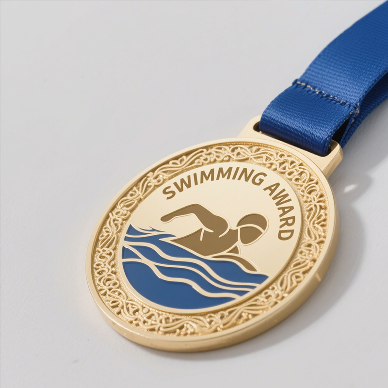 metal swimming medals custom1