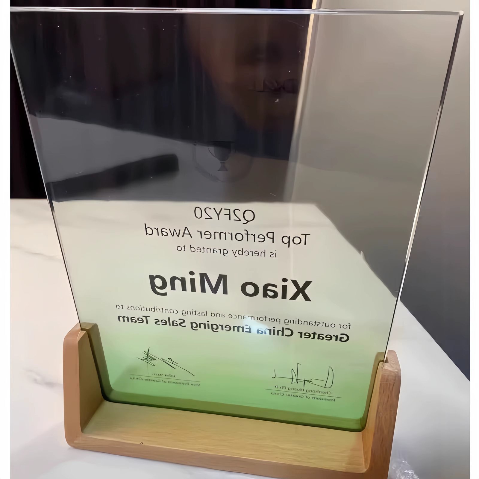 personalized glass trophy​ Manufacturers-07