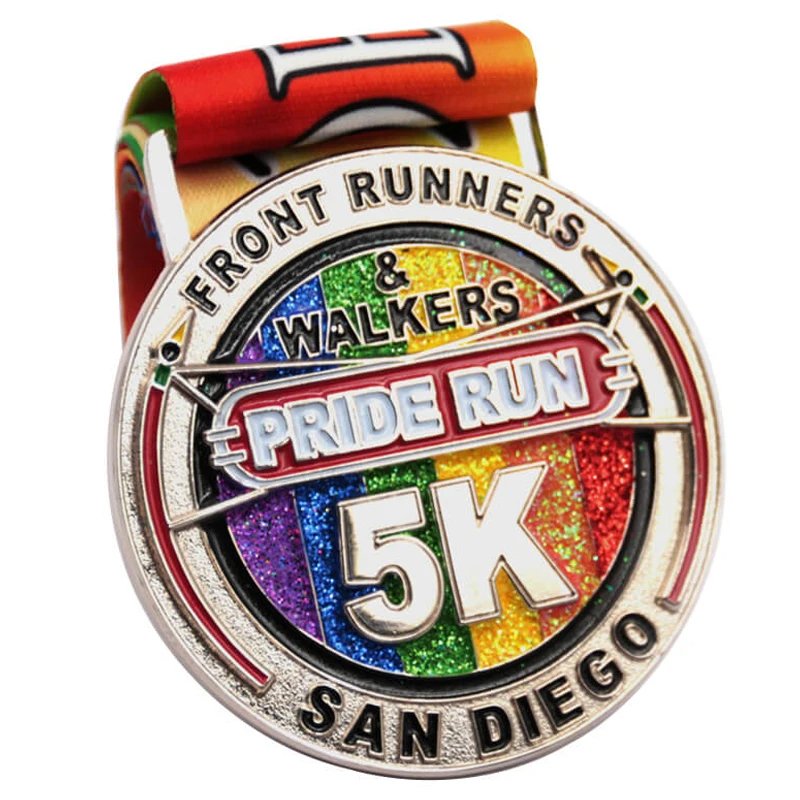 personalized running medals​ 5-2