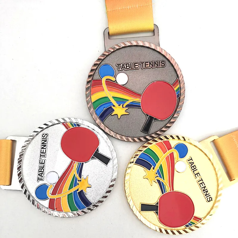 custom table tennis medals​ 6-1
