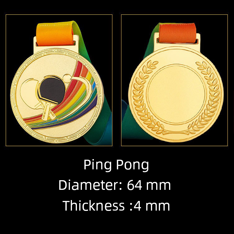 table tennis medals​ custom 10-1
