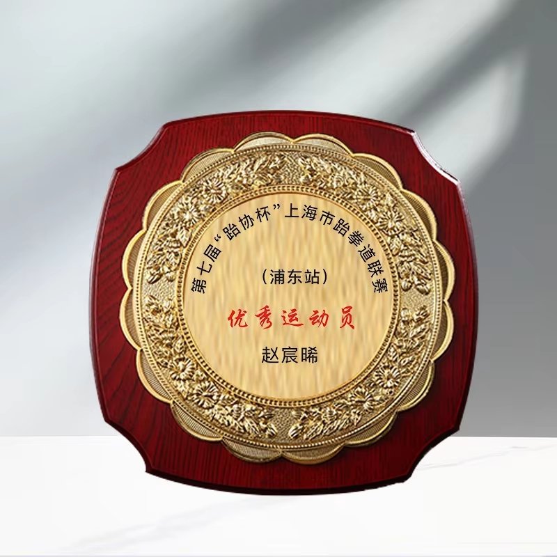 taekwondo trophy​ plaque 6-4