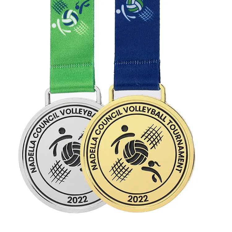 volleyball medals​ 1-1