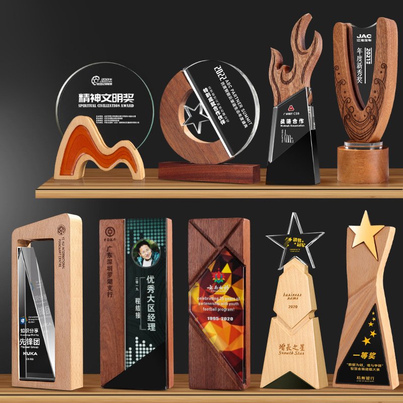 wood corporate trophies and awards​ 01