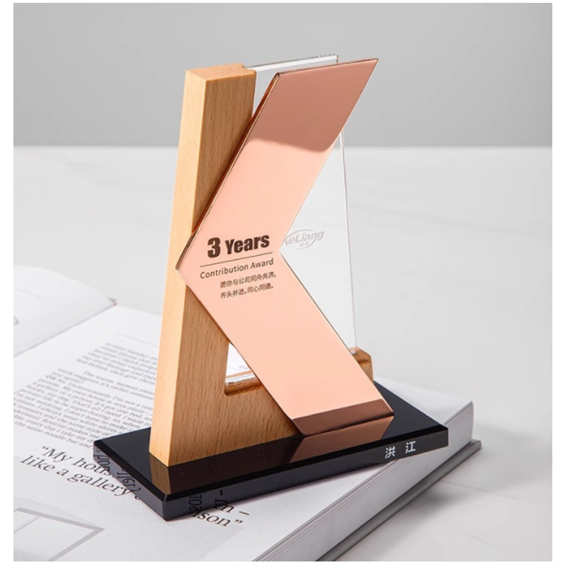 wood metal chinese gp trophy 03