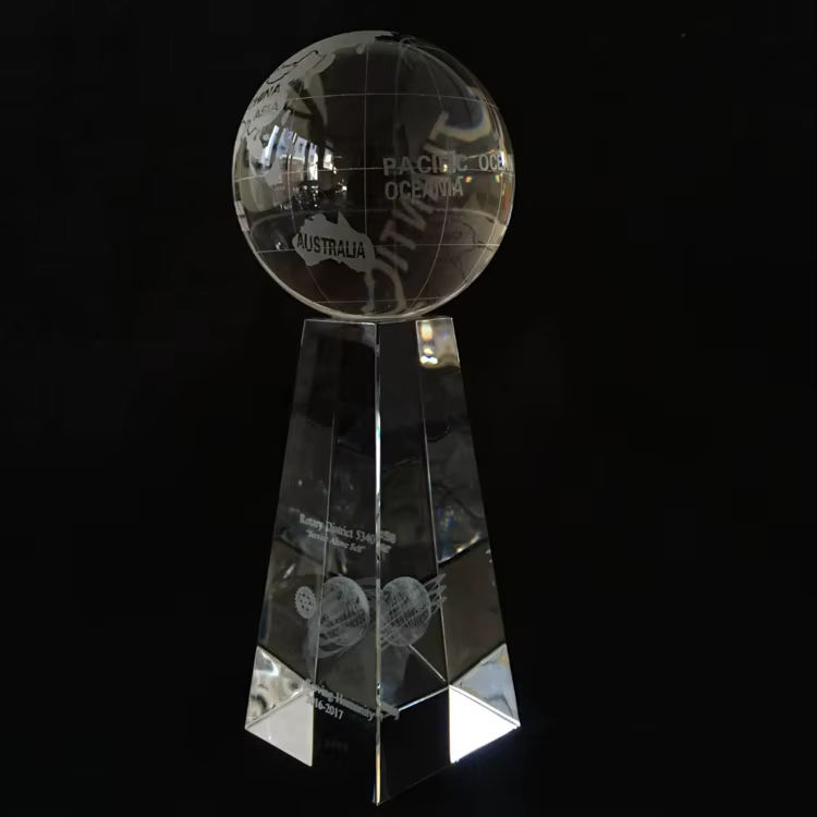 3D Earth Map Crystal Ball2