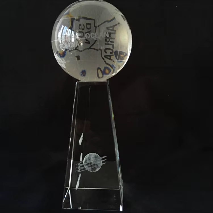 3D Earth Map Crystal Ball3