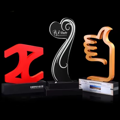 Aluminum Alloy Thumb Up Trophy3
