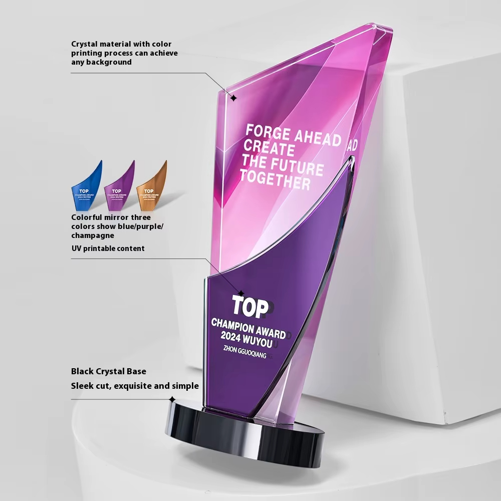 Annual top crystal trophy2