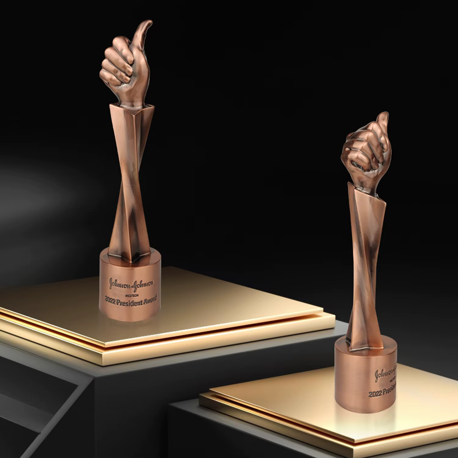 Bronze Thumbs Up Trophy3