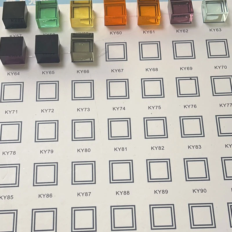 Colored crystal block trophy2