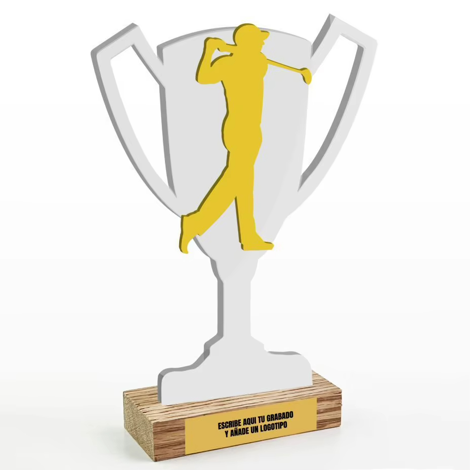 Creative Acrylic Golf Trophy-02