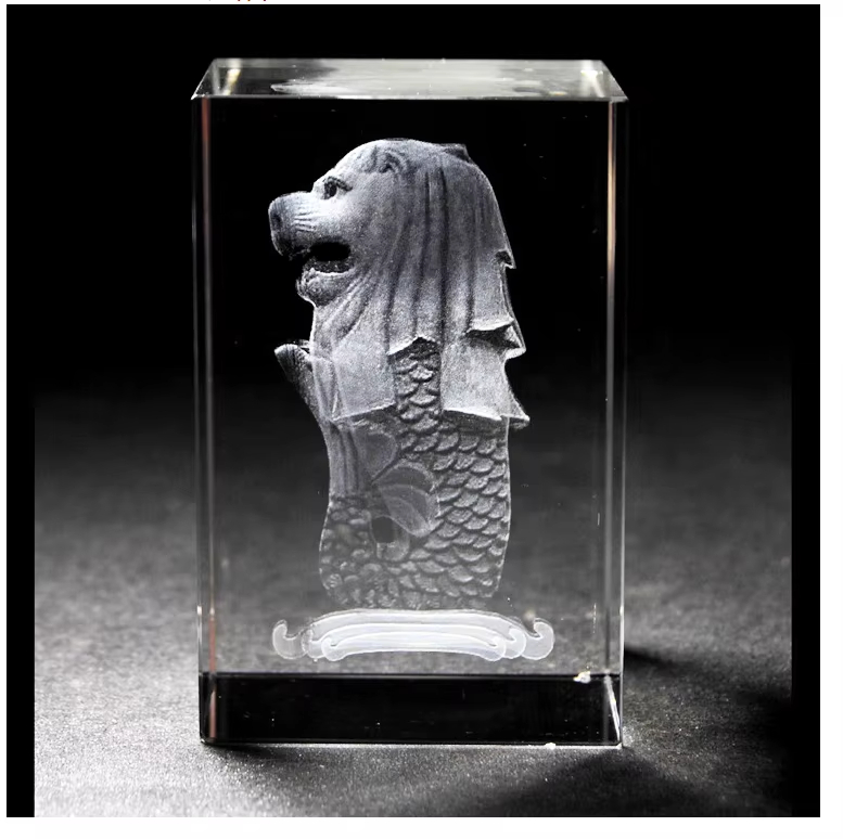 Crystal Merlion Souvenir-04