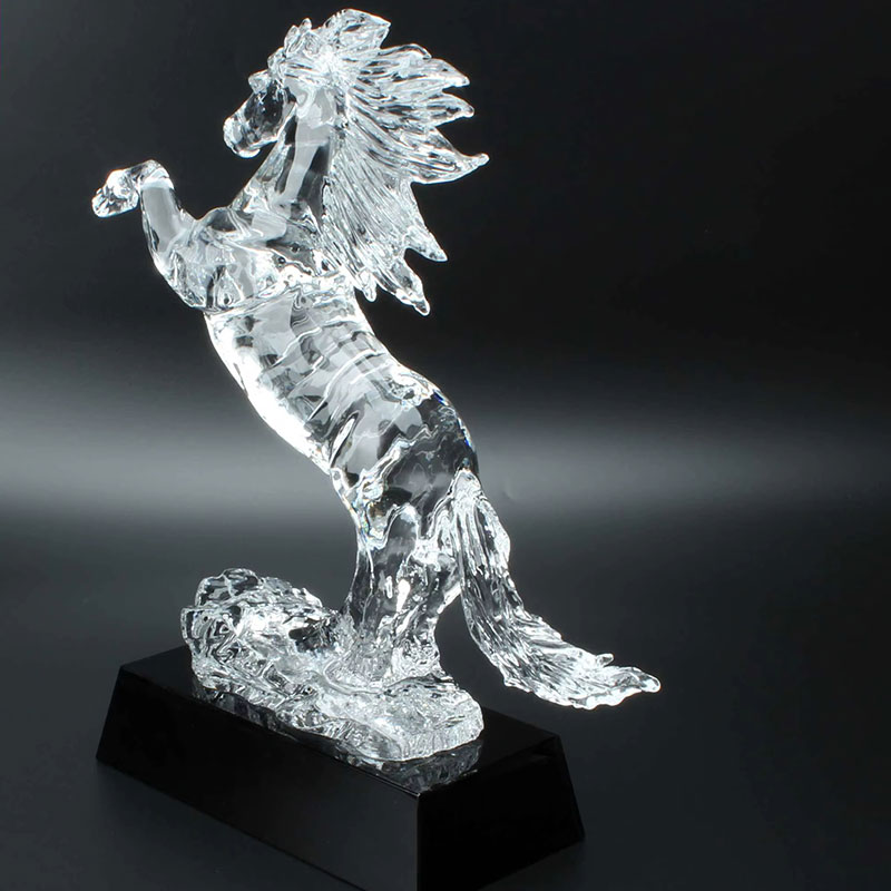 Custom Crystal Horse Statue1