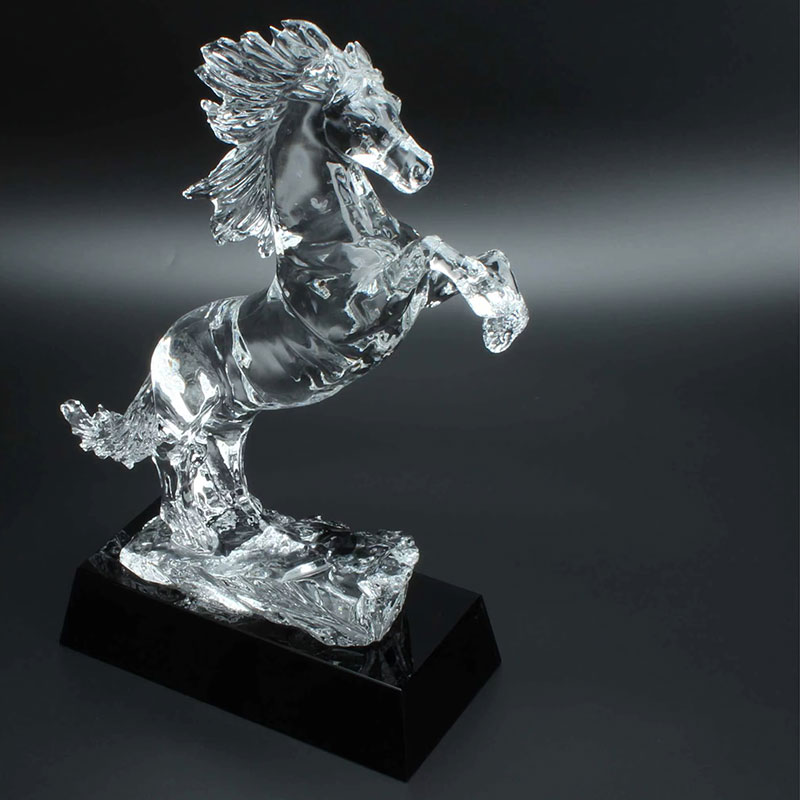 Custom Crystal Horse Statue2