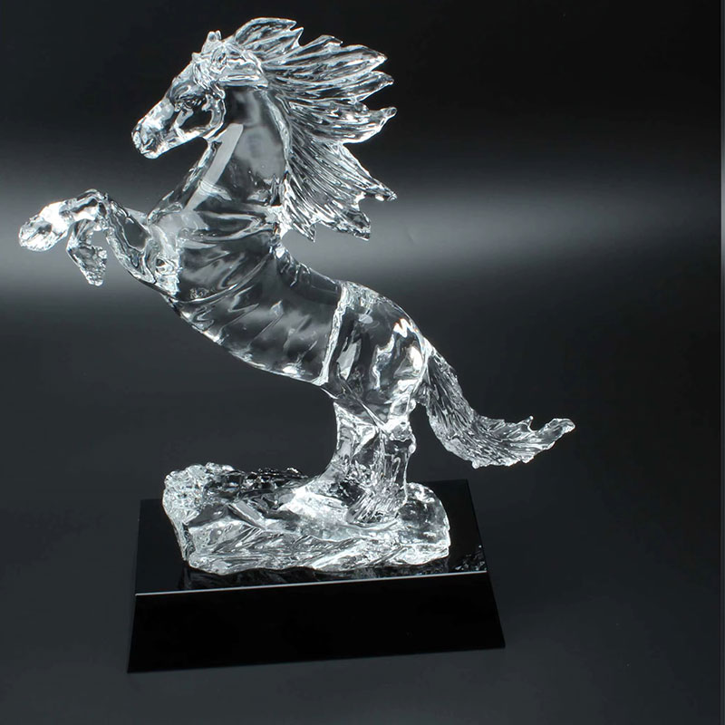 Custom Crystal Horse Statue3