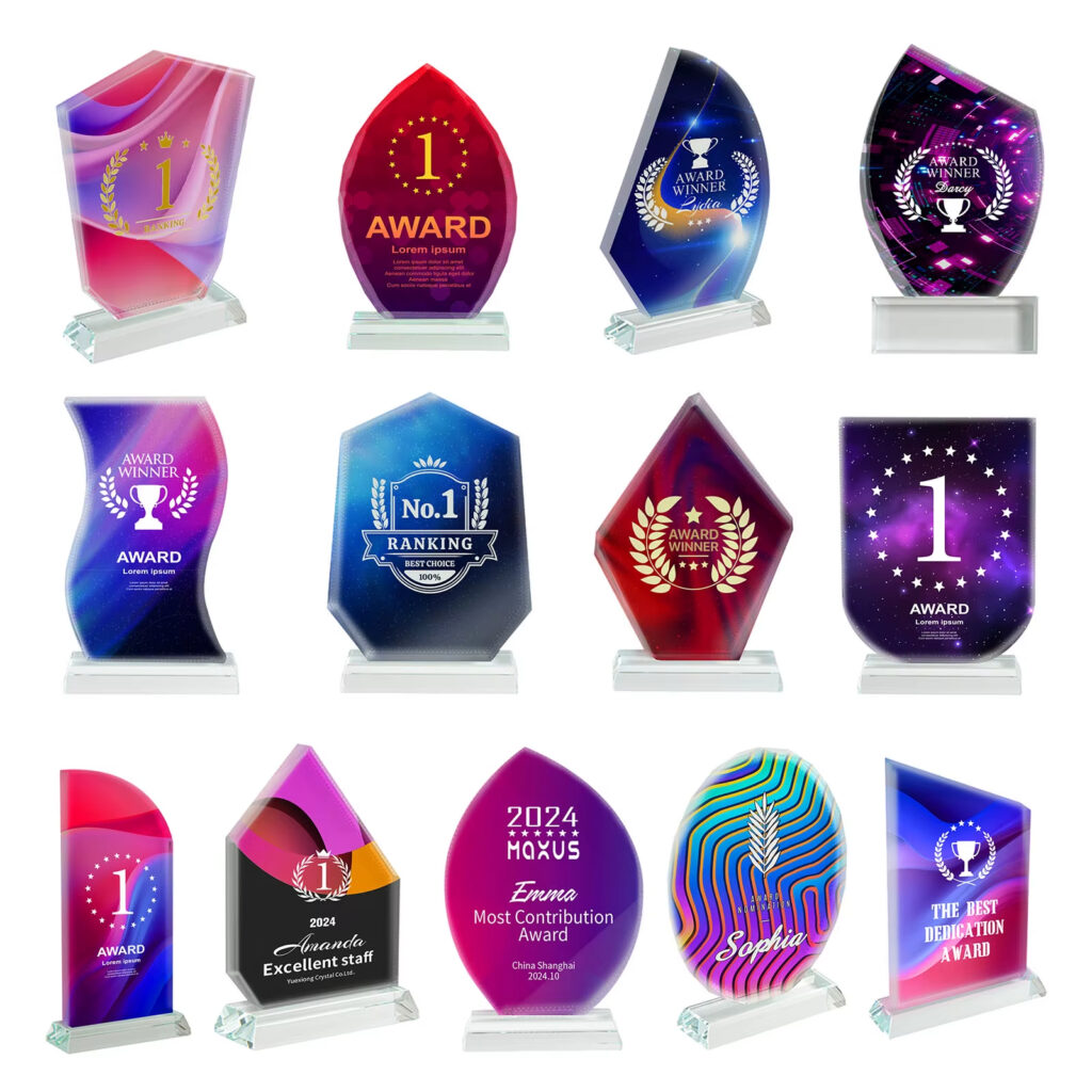 Customized employee glass awards-01