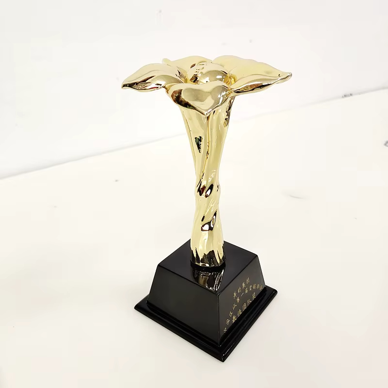 Floral Metal Trophy Custom-03