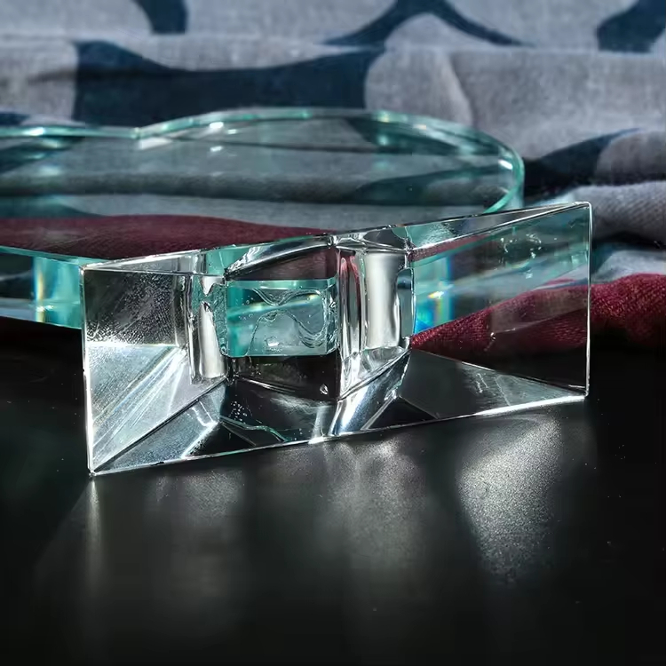 Glass heart shaped trophy2
