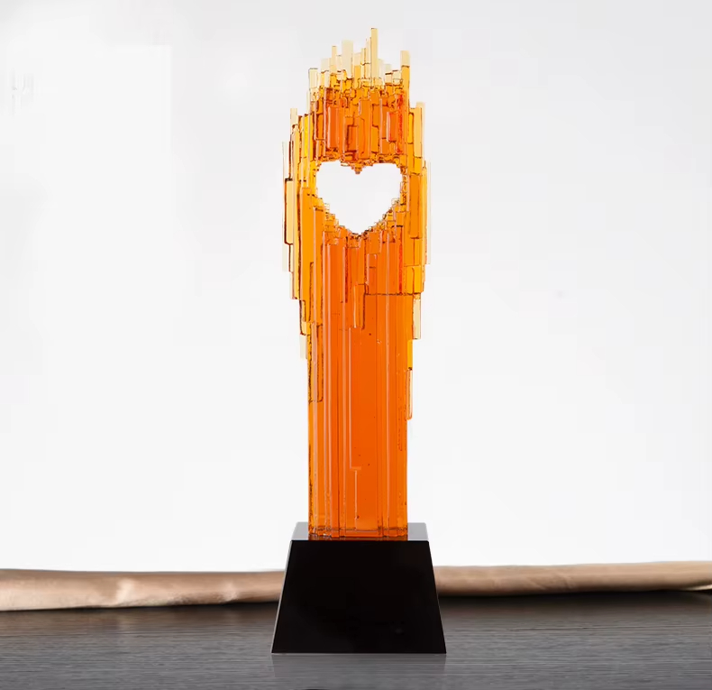 Glaze Heart Trophy Custom1