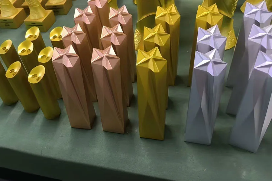 Gold, Silver and Bronze Star Trophy
