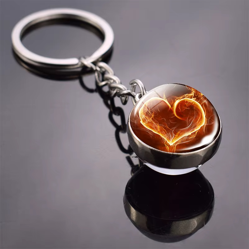 Heart shaped keychain2