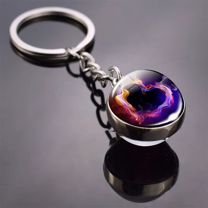 Heart shaped keychain3