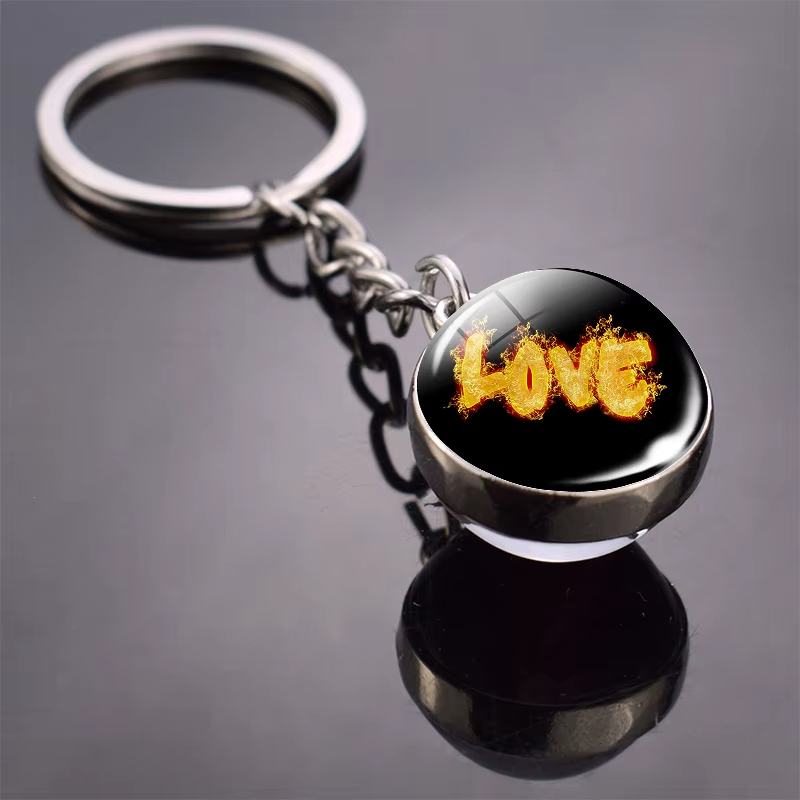 Heart shaped keychain4