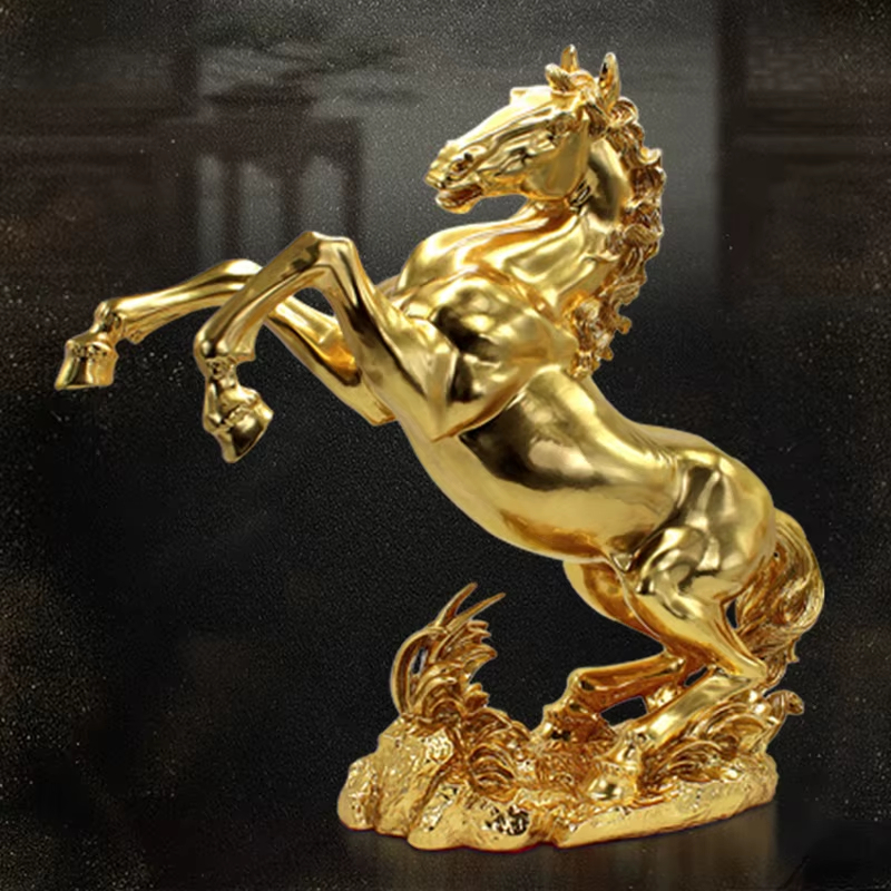 Large Metal Horse Trophy1