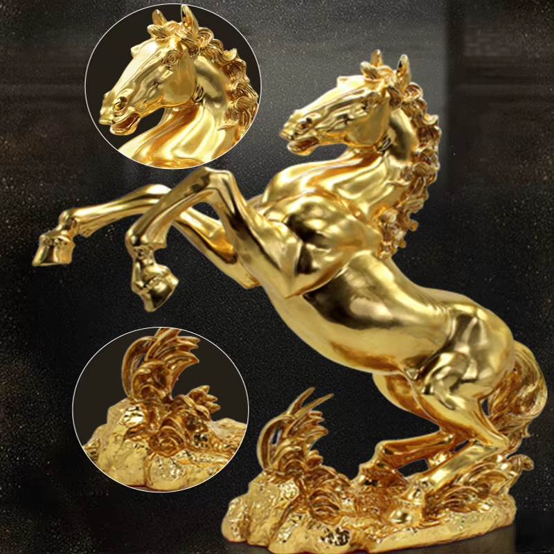 Large Metal Horse Trophy3