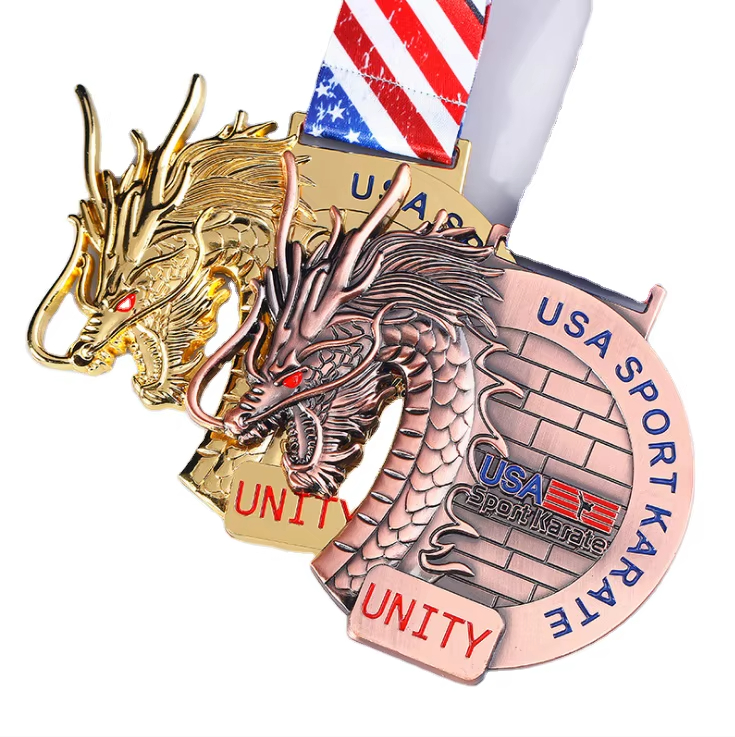 Metal Karate Medal-01