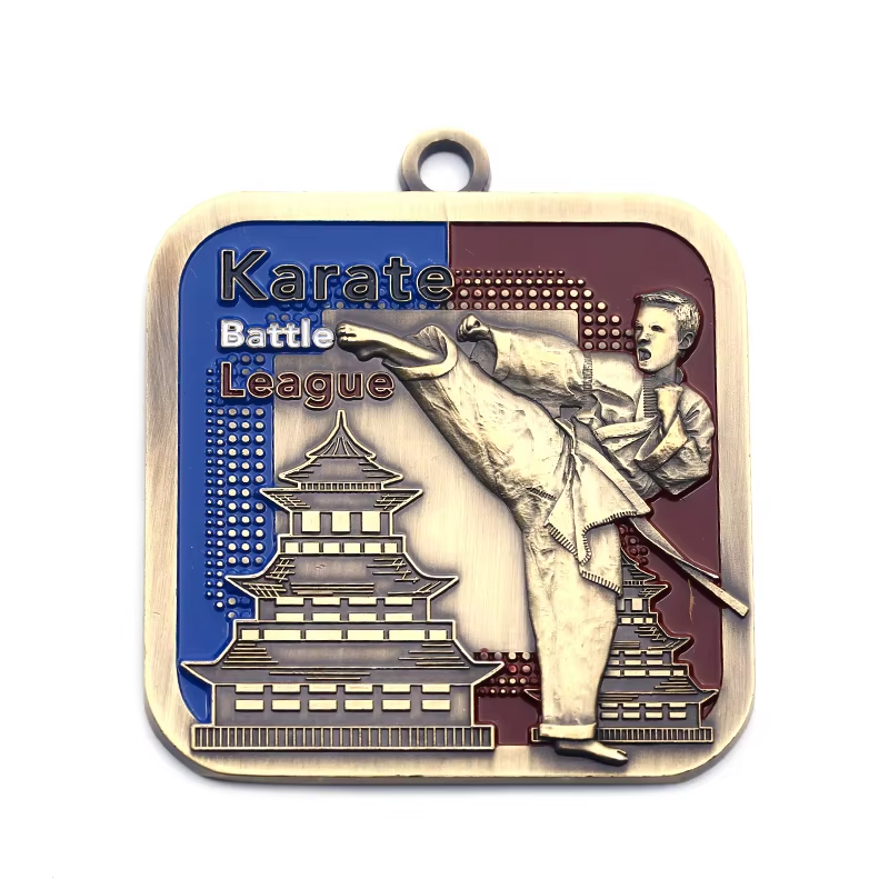 Metal Karate Medal-03