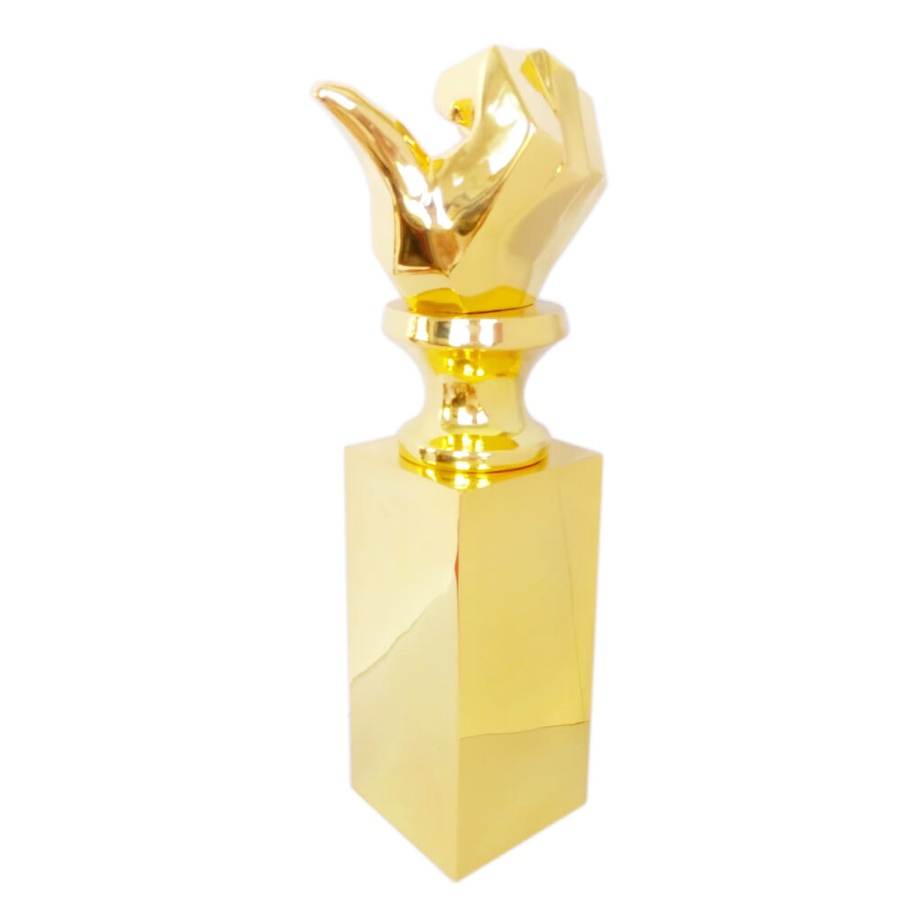 Metal Thumbs Up Trophy1