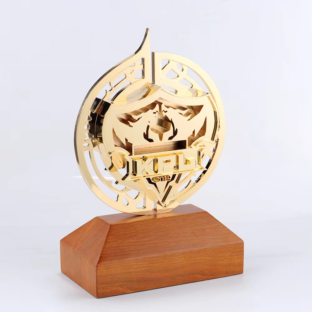 Metal Wooden Trophy Award-03
