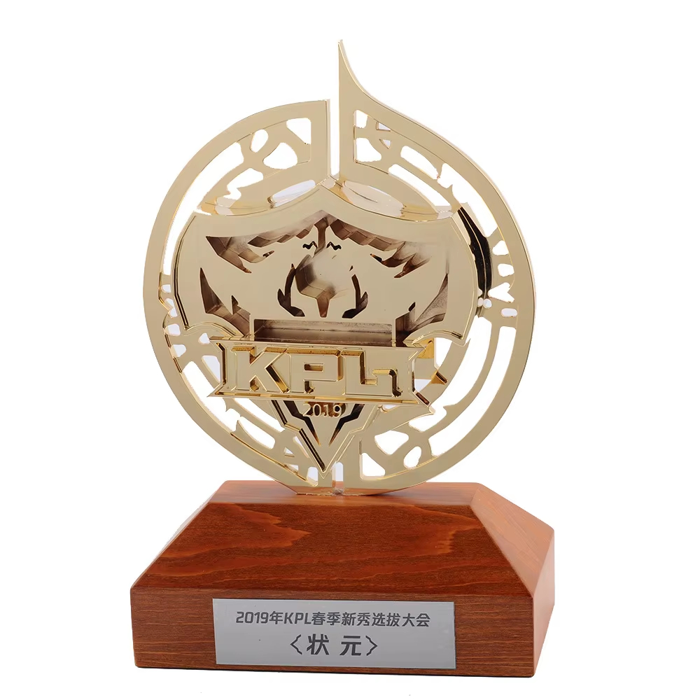 Metal Wooden Trophy Award-06