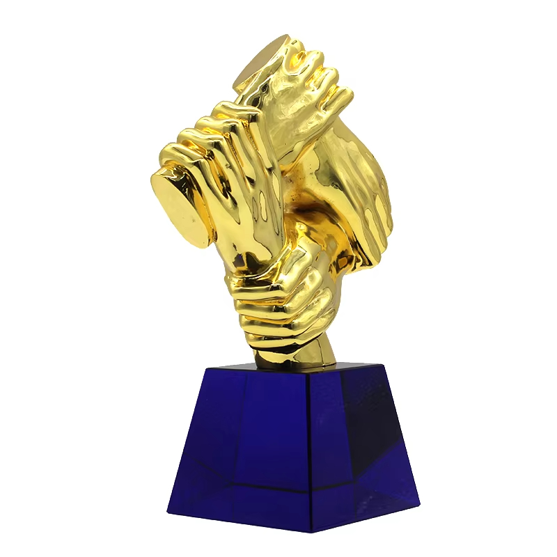 Resin Handshake Trophy2