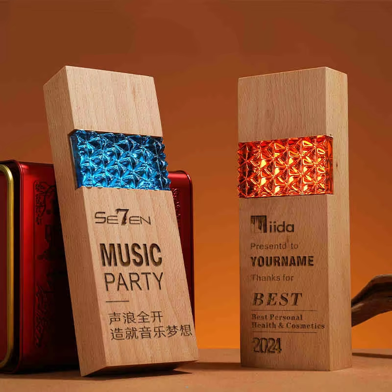 Solid wood trophy custom-05