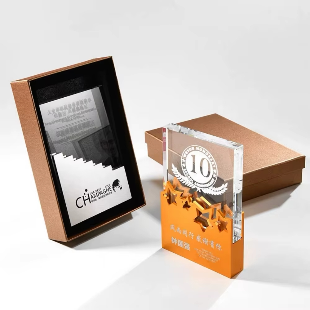Square crystal plaque award-07