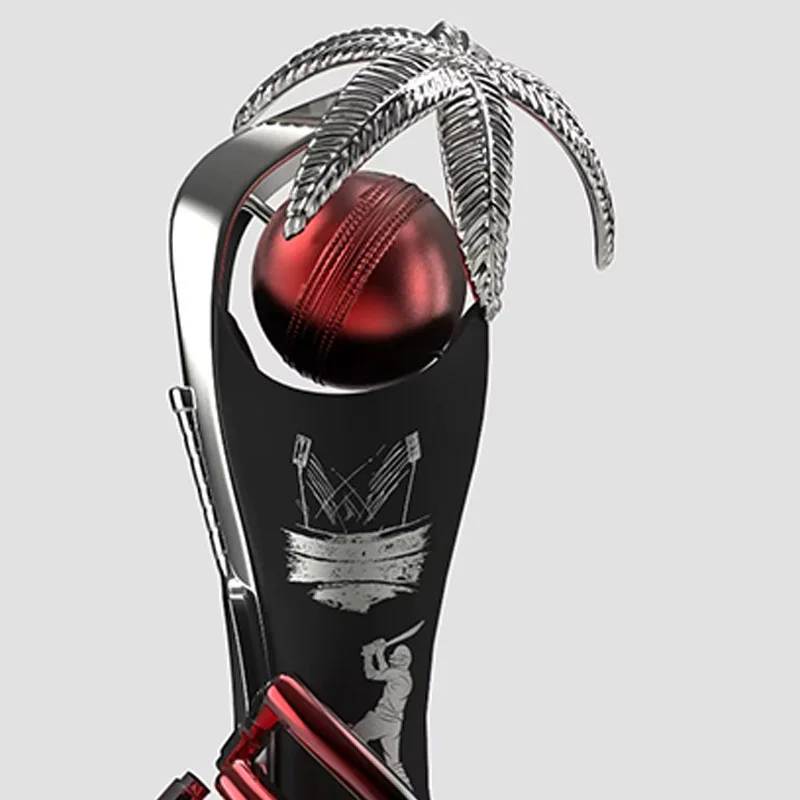 High-end custom cricket trophy
