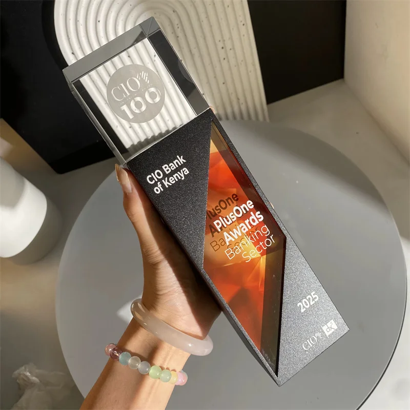 CIO Bank Award Trophy5