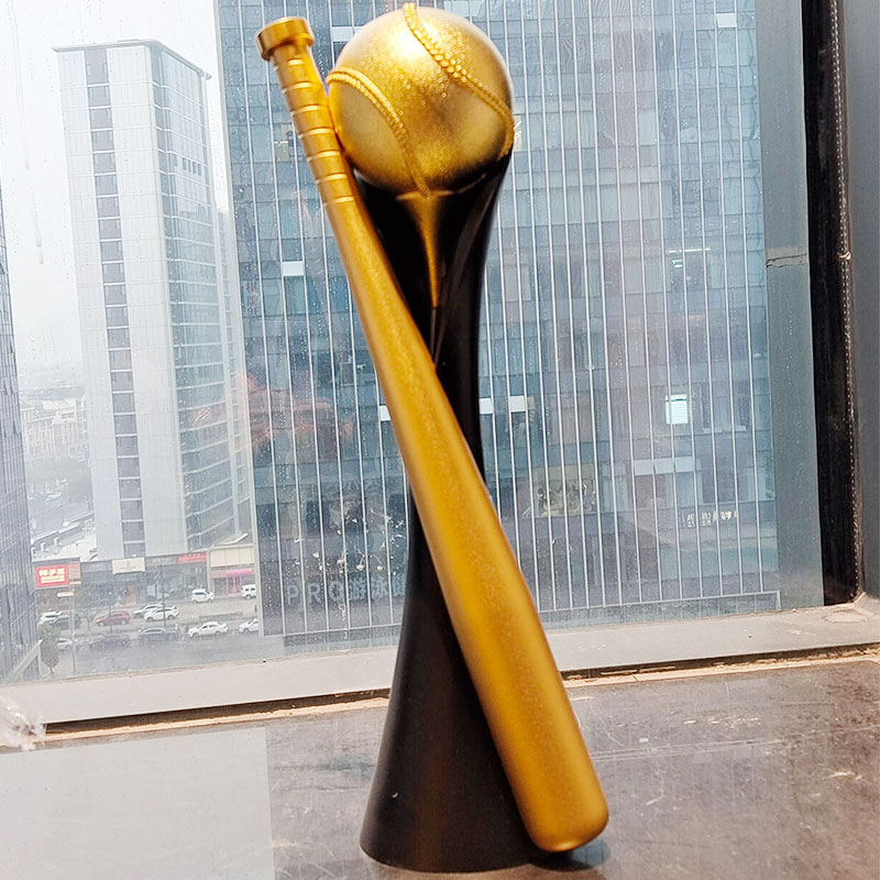 Creative Baseball Metal Trophy1