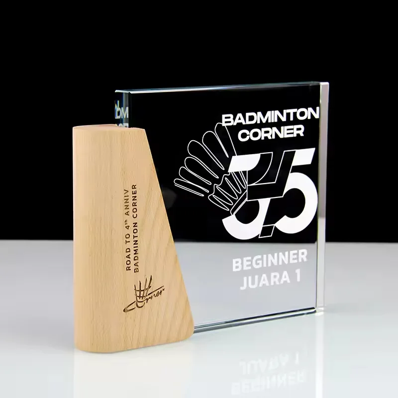 Crystal Wood Trophy Plaques3
