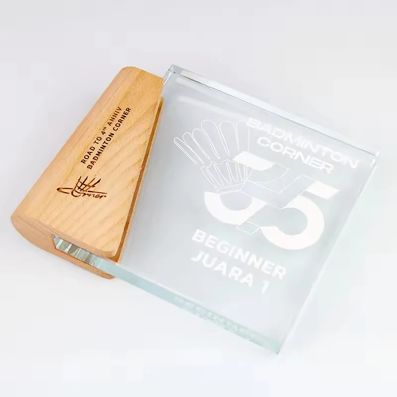 Crystal Wood Trophy Plaques4