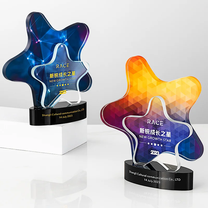 Growth Star Crystal Trophy2