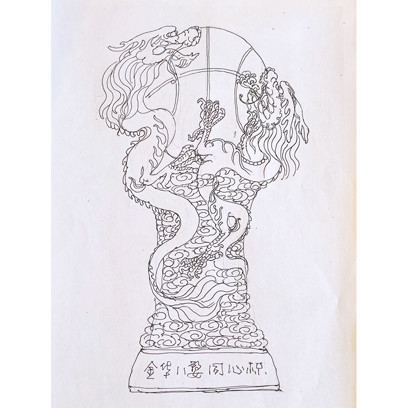 Hand-carved wood trophy3