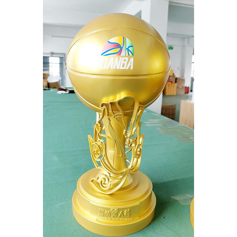 High-end custom basketball trophy1
