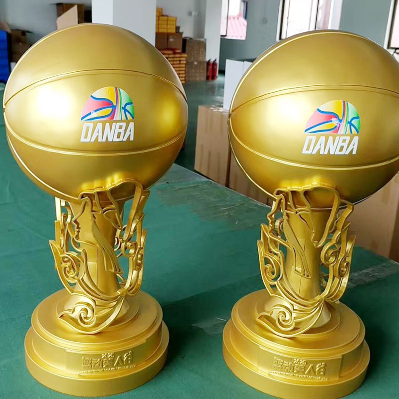 High-end custom basketball trophy2