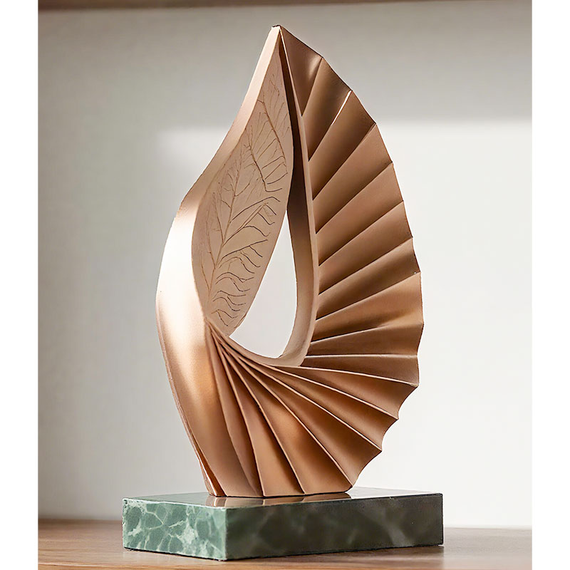 Metal trophy with marble base4