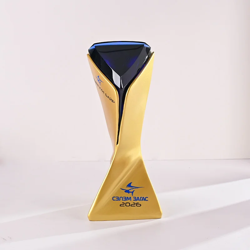 New crystal metal trophy2