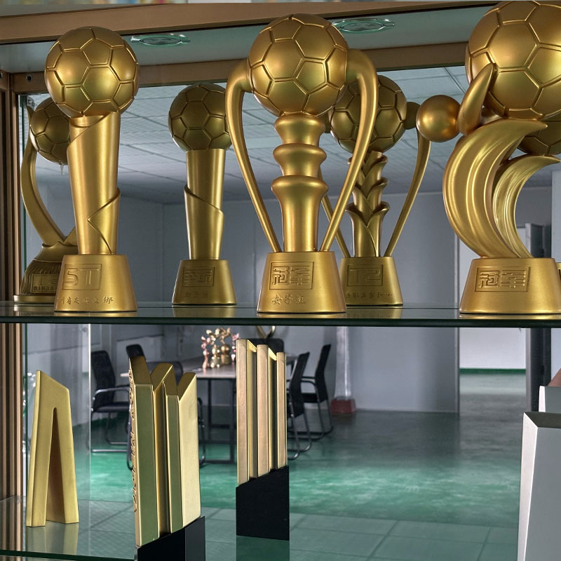 Personalized custom soccer trophy